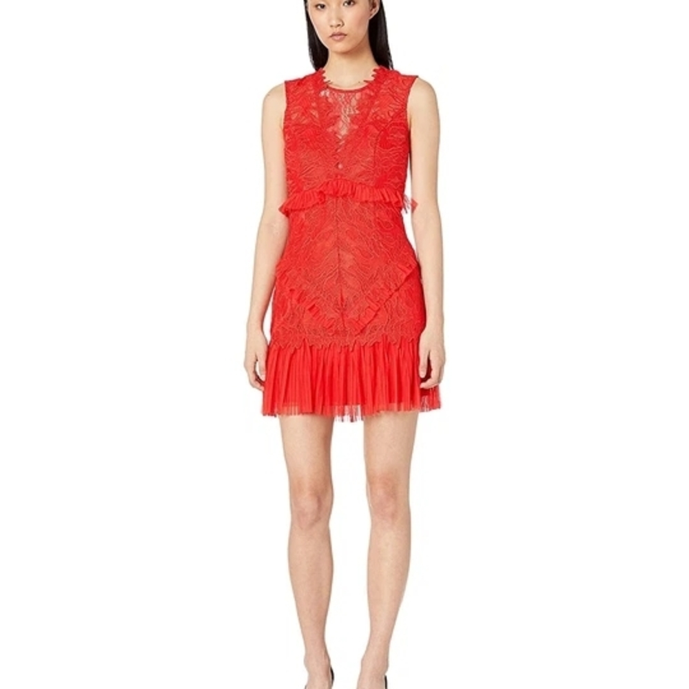 Bardot Vibrant Red Mini Dress S
